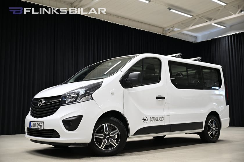 Bild 1 av Opel Vivaro Kombi CDTi 125HK 8-Sits|Drag|Värmare|GPS|EnÄgare|Moms