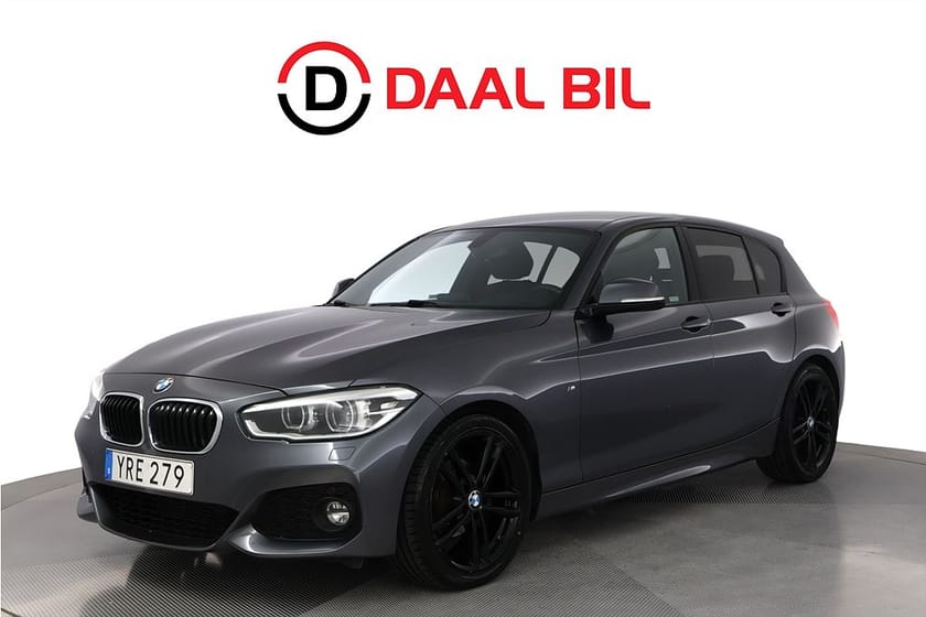 Bild 1 av BMW 118d 5-D 150HK M-SPORT P-SENS FARTHÅLLARE BLUETOOTH 3-ZON