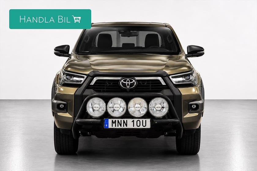 Bild 5 av Toyota Hilux Dubbelhytt 2.8 4WD Invincible Drag Skinn JBL Moms 204hk