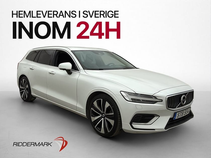 Bild 1 av Volvo V60 Reacharge T6 AWD 350hk H/K 360° CarPlay HUD Värm