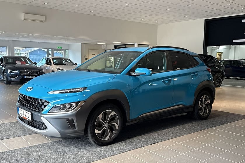 Bild 2 av Hyundai Kona Hybrid 1.6 141 hk DCT Premium/krell/kamera/HuD/1 Ägare