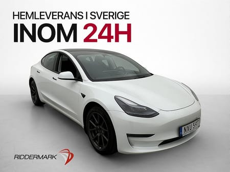 Tesla Model 3 Long Range AWD Rattvärme MOMS Svensksåld