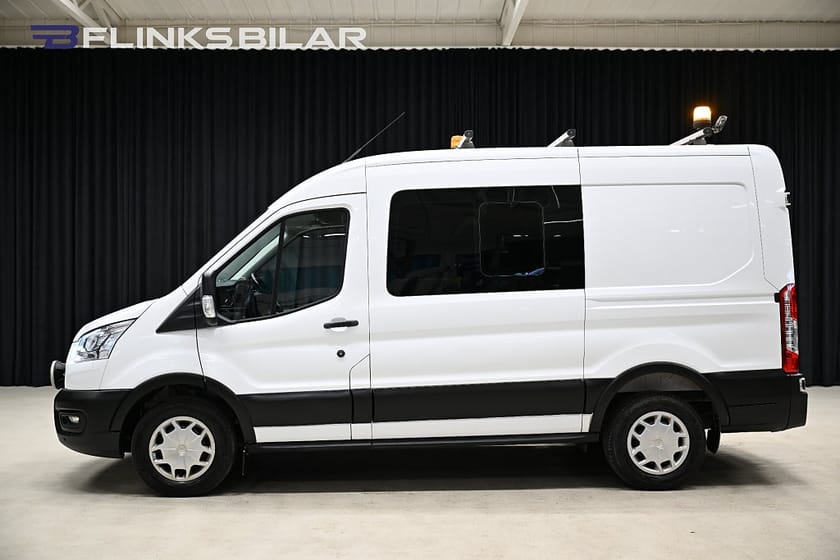 Bild 2 av Ford Transit 350 Crew Van TDCi AWD 130HK Dubbelhytt|Inredd|Moms|MktUtrustning
