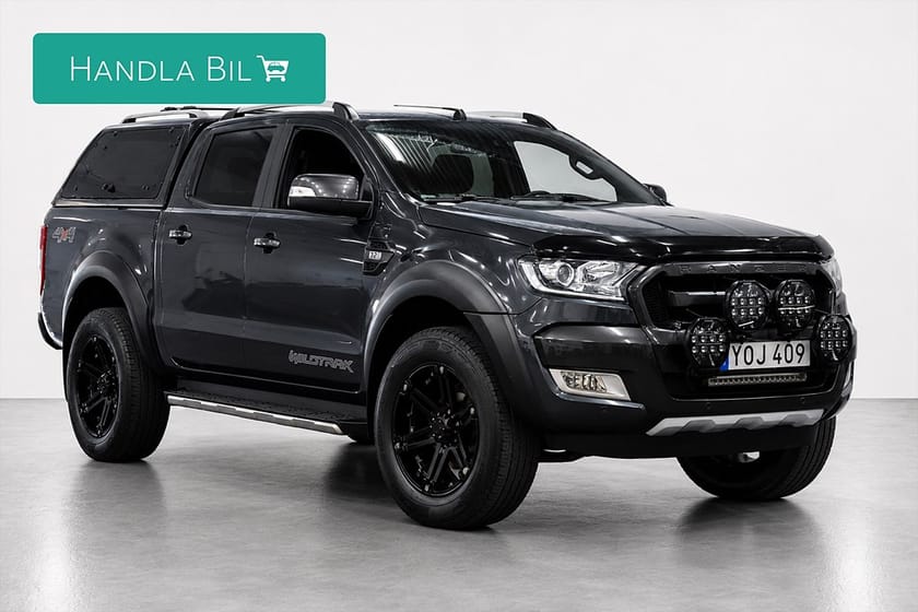 Bild 4 av Ford Ranger Dubbelhytt Wildtrak 3.2 TDCi 4x4 Drag D-Värm Kåpa Diff Moms 200hk