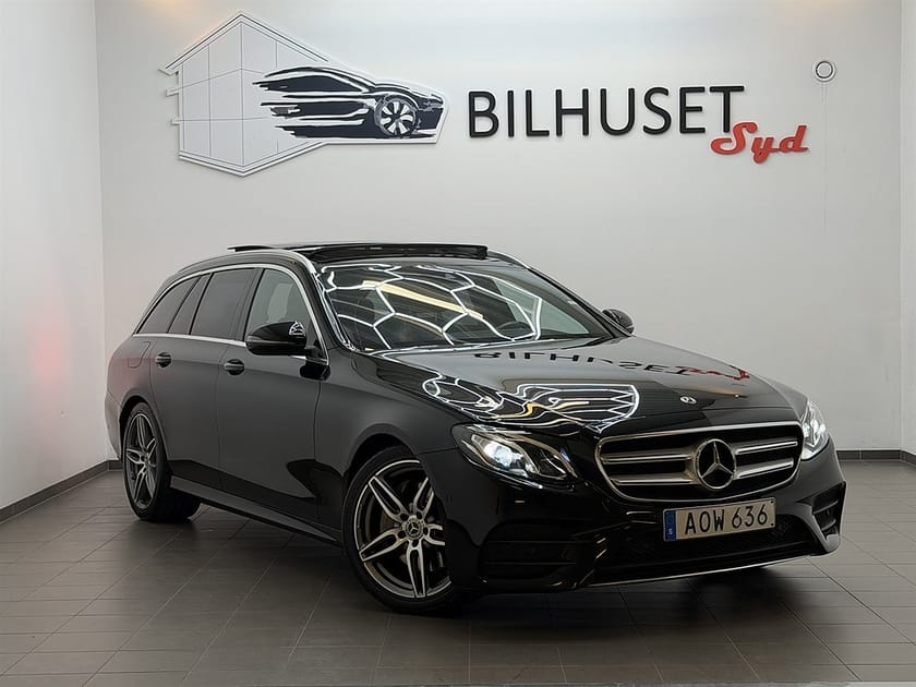 Bild 1 av Mercedes-Benz E 200 T d 150hk AMG Pano/Navi/Bkamera/Krok/19"Fälg/AMG