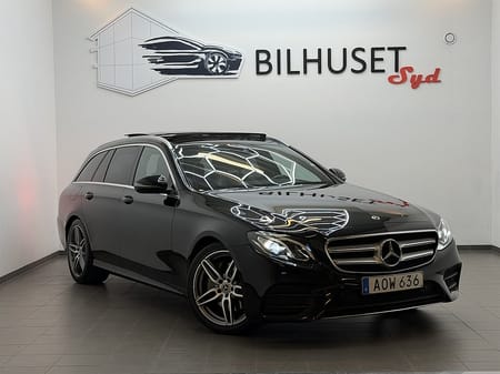 Mercedes-Benz E 200 T d 150hk AMG Pano/Navi/Bkamera/Krok/19"Fälg/AMG