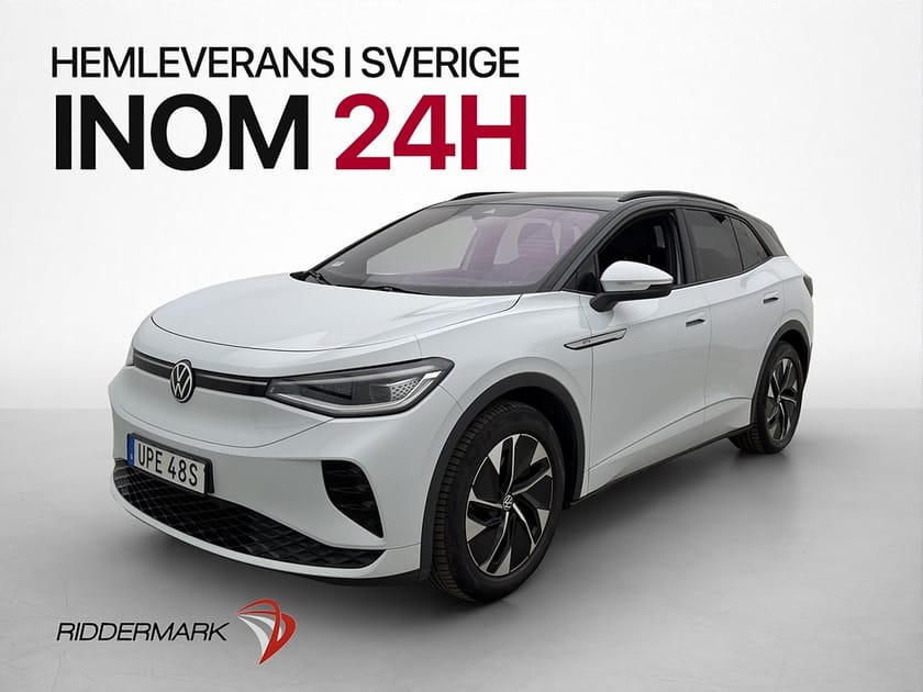 Bild 1 av Volkswagen ID.4 GTX 299hk Värmare Dragkrok 360° Halvskinn