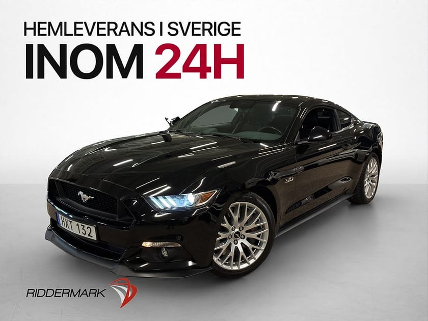 Bild 1 av Ford Mustang GT 5.0 V8 421hk Sv.Såld Skinn Ventilerade-Säten