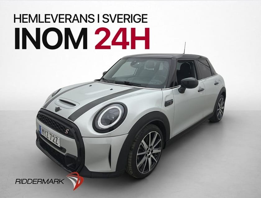 Bild 1 av MINI Cooper S 178hk Backkamera Skinn Farthållare Ambient