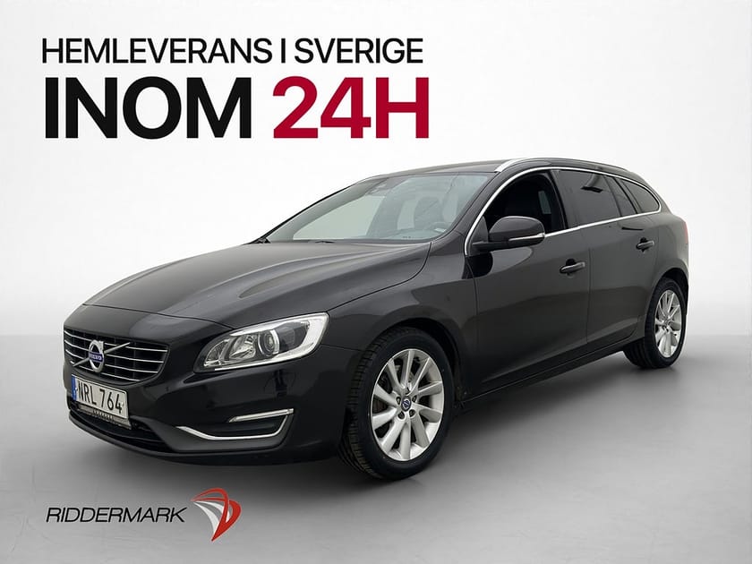 Bild 1 av Volvo V60 D4 AWD 181hk Summum Värm VoC Skinn Drag