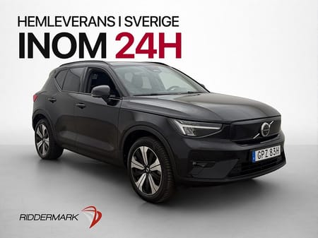 Volvo XC40 Recharge Twin 408hk Ultimate Värm Drag Pano MOMS