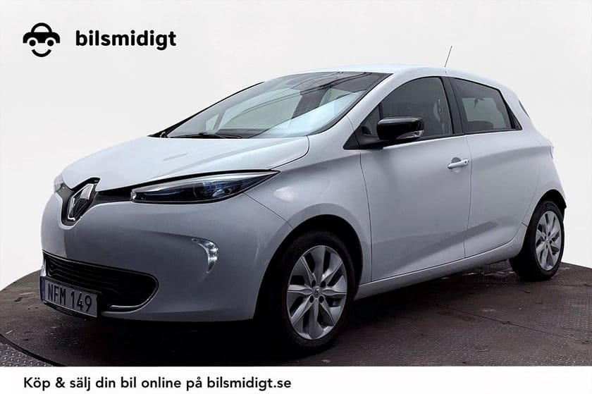 Bild 1 av Renault ZOE R240 22 kWh Batterihyra Navi Kamera Värmare 88hk