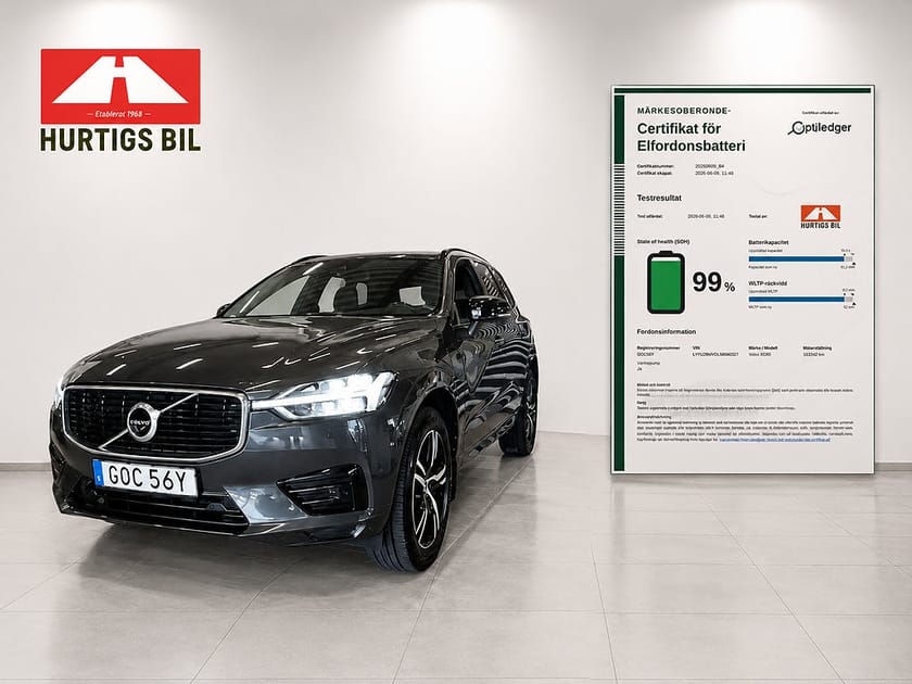 Bild 1 av Volvo XC60 T8 Twin Engine AWD R-Design Pano Drag HUD