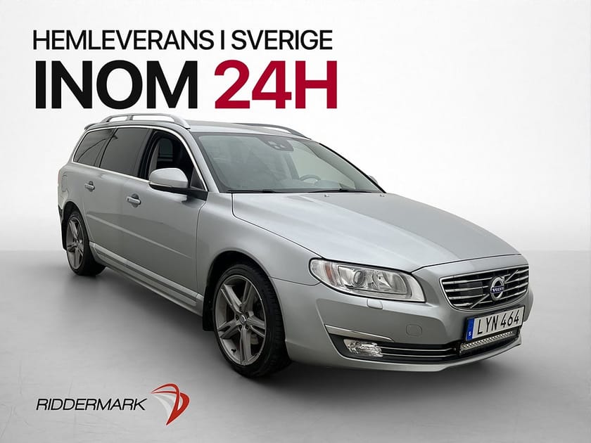 Bild 3 av Volvo V70 D4 181hk Summum Drag Navi P-sensor Skinn Elstol