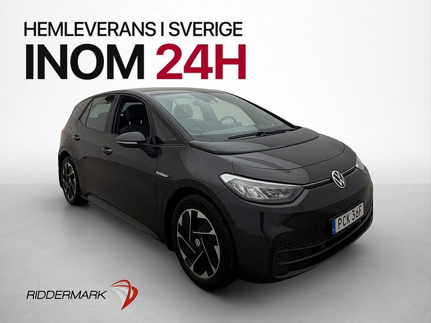 Bild 1 av Volkswagen ID.3 Pro Performance Sensorer Värmepump CarPlay