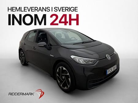 Volkswagen ID.3 Pro Performance Sensorer Värmepump CarPlay