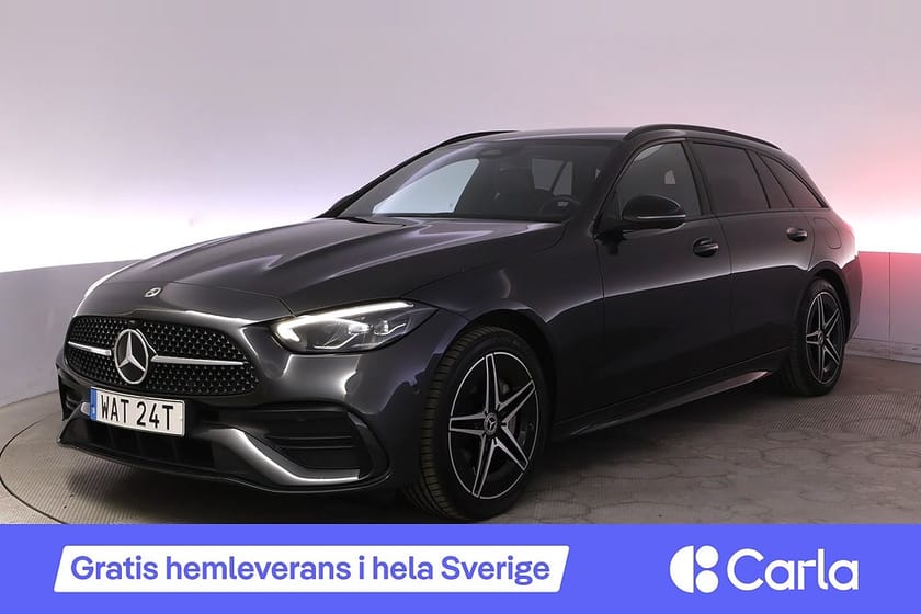 Bild 1 av Mercedes-Benz C 300 T e AMG Kamera Navi BSM Värmare Drag