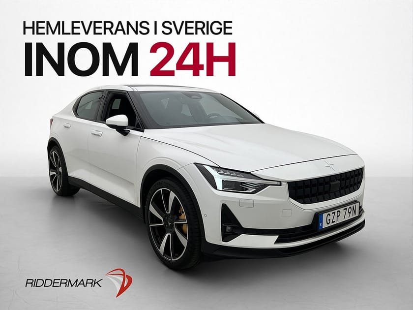 Bild 1 av Polestar 2 Long range Dual motor 408hk Värmare 360° Pano
