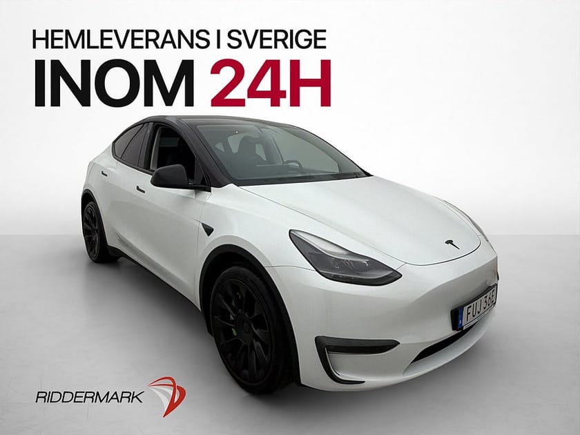 Bild 1 av Tesla Model Y Long Range AWD Dragkrok Värmare Autopilot Navi