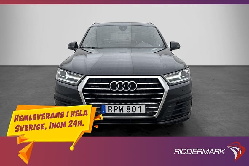 Bild 2 av Audi Q7 V6 Q 272hk S-Line 7-Sits BOSE Värm Luft Kamera Drag