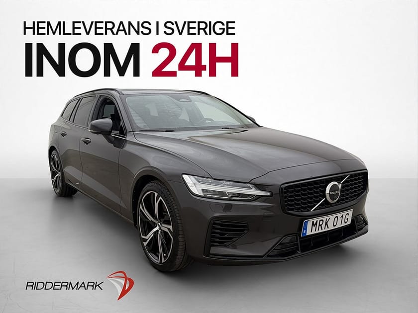 Bild 1 av Volvo V60 Recharge T6 AWD 399hk  Ultimate Dark Pano BLIS HuD
