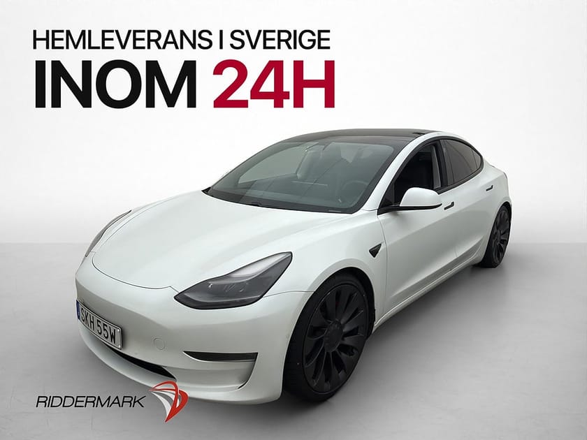 Bild 4 av Tesla Model 3 Performance Autopilot P-Sensorer  Sv-Såld