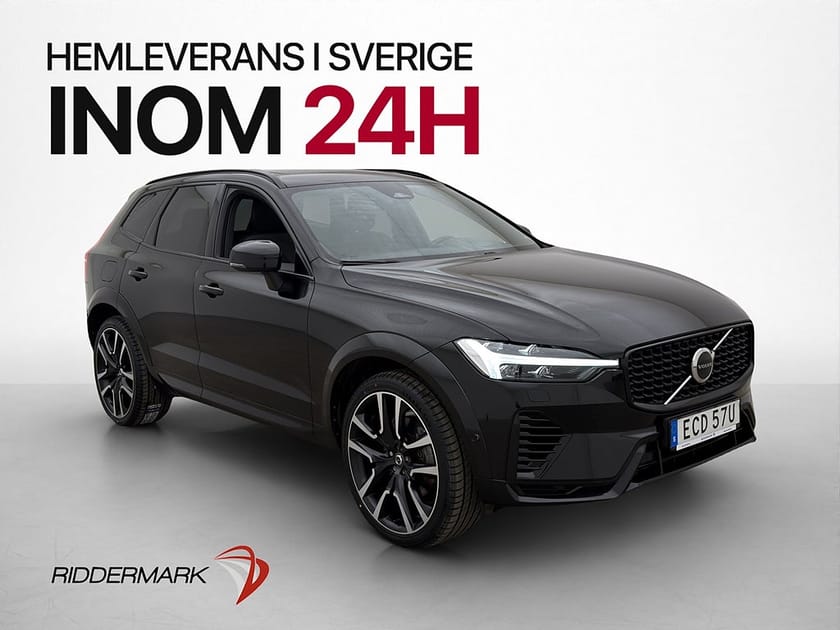 Bild 1 av Volvo XC60 Recharge T6 AWD R-Design Drag Pano H/K Skinn HUD