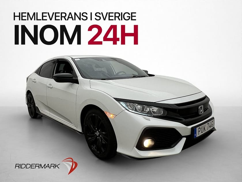 Bild 1 av Honda Civic 1.0 CVT 126hk Dynamic Kamera Navi Skinnklädsel