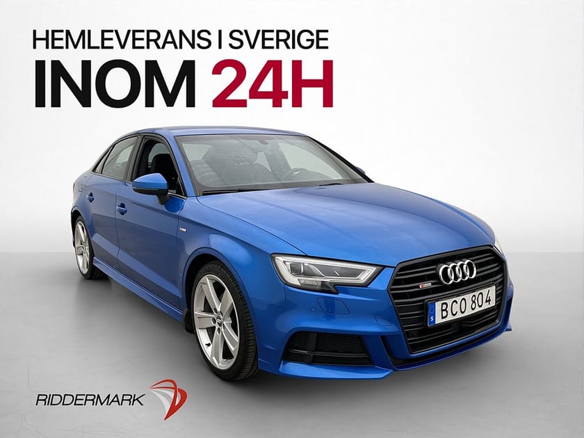 Bild 1 av Audi A3 Sedan 30 TFSI 116hk S-Line Sensorer Adaptiv-Farthåll