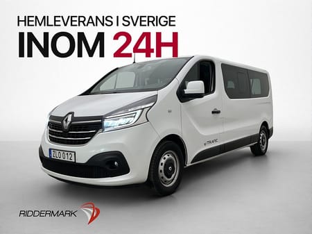 Renault Trafic Grand Kombi Lång Värm LED Kamera Farthållare 9-Sits