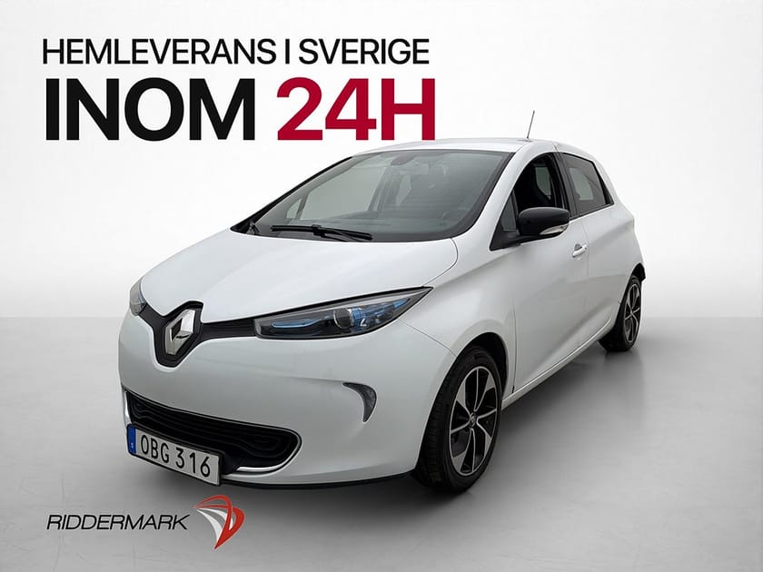 Bild 4 av Renault ZOE R90 41 kWh 92hk Friköpt Kamera Bluetooth AC
