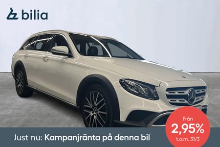 Mercedes-Benz E 220 d 4MATIC All-Terrain – Avantgarde. Ränta 2.95%