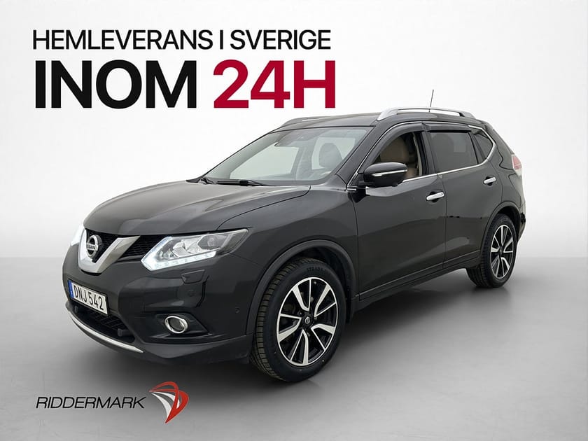 Bild 3 av Nissan X-Trail 7 Seats 1.6 130hk Tekna 7-Sits Pano 360° Skinn Drag