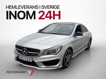 Mercedes-Benz CLA 220 d 220d AMG Sport Night Pano Kamera Halvskinn