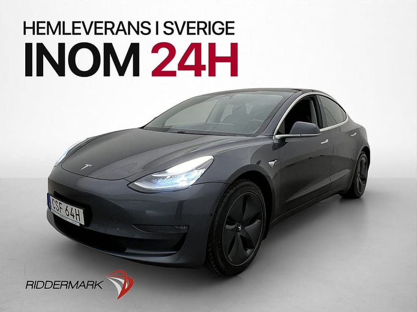 Bild 1 av Tesla Model 3 Long Range 287hk Autopilot Pano Kamera MOMS