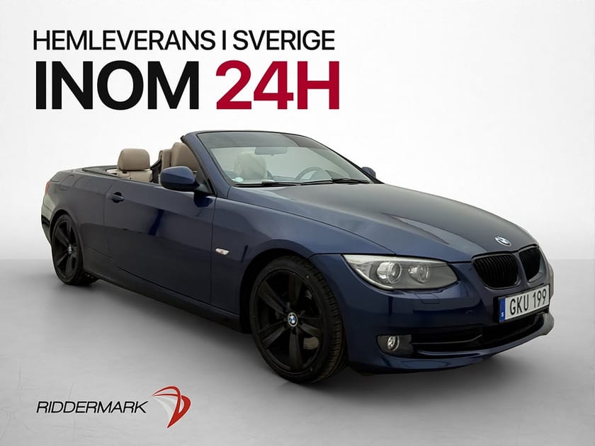 Bild 4 av BMW 325i Convertible 325 Skinn Elstol Plåt-Cab 3-ÄGARE SV-Såld