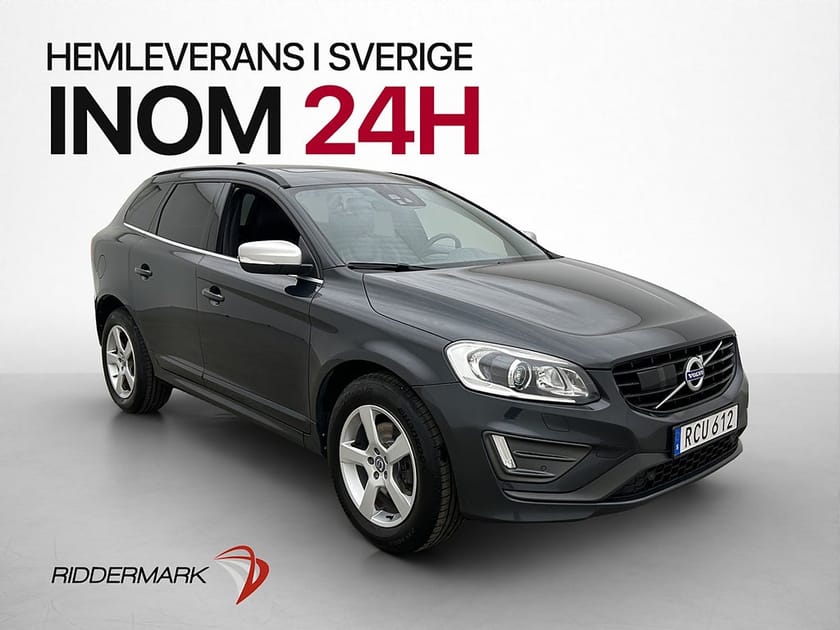 Bild 1 av Volvo XC60 D4 AWD Polestar R-Design VOC D-Värm Pano H/K Drag
