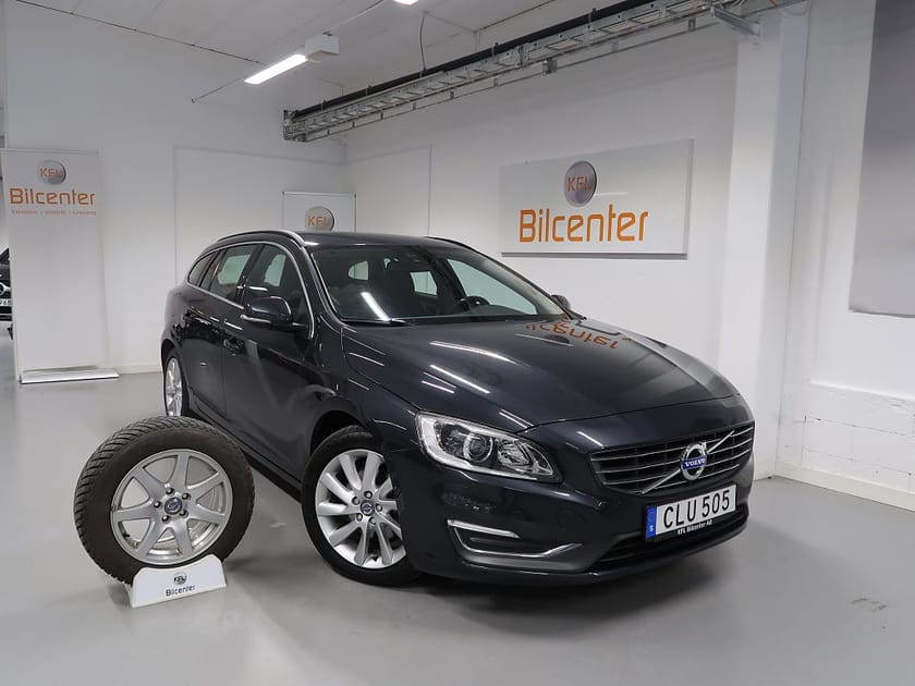 Bild 1 av Volvo V60 D4 V-Däck ingår Drag-Värmare-Rattvärme-FartH-Bluetooth-