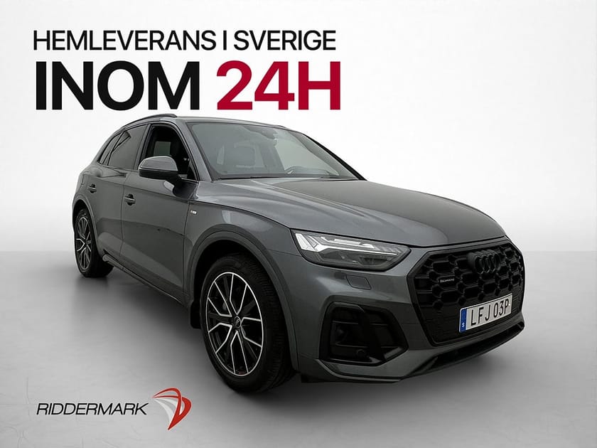 Bild 1 av Audi Q5 55 TFSI e quattro 367hk S-Line B&O Luftfjädring Drag