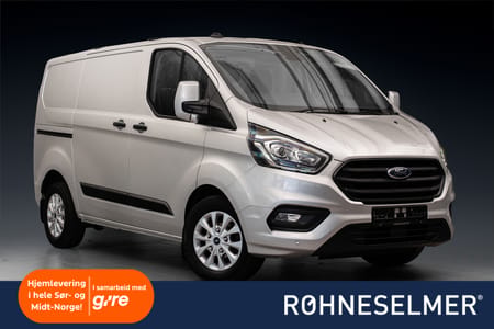 Ford Transit Custom 300 Sølv//Krok//LED Lys//Cruisekontroll