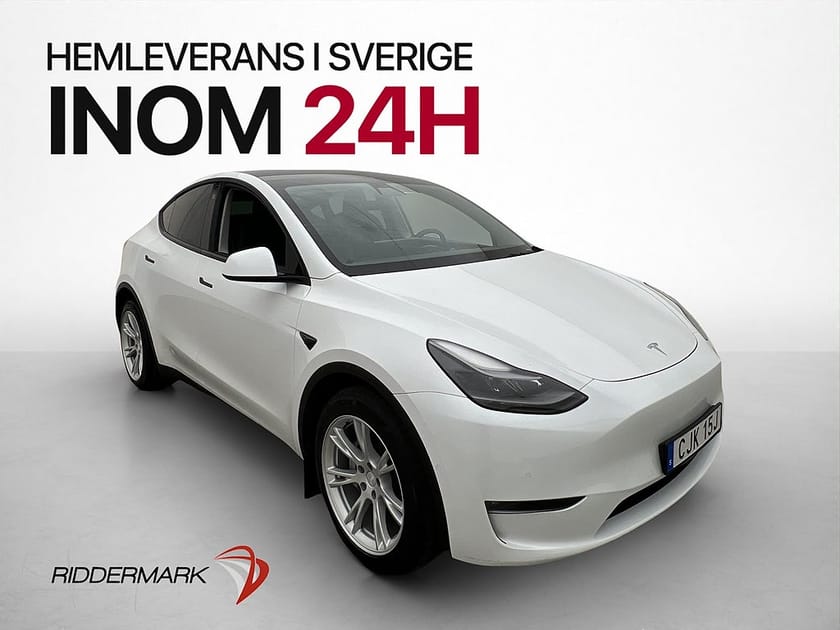 Bild 1 av Tesla Model Y Long Range AWD MOMS Autopilot Pano Sv-Såld