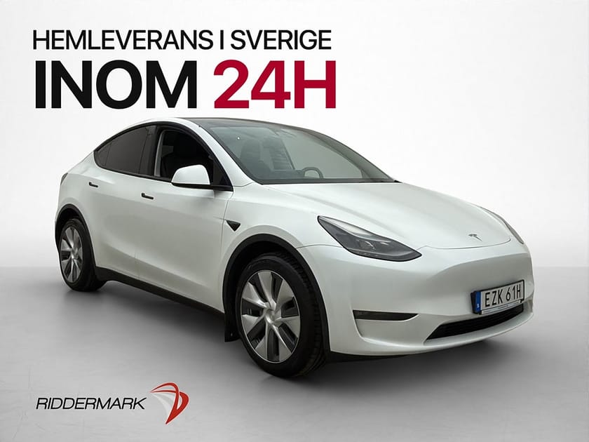Bild 1 av Tesla Model Y Long Range AWD Longe 514hk Dragkrok Autopilot MOMS