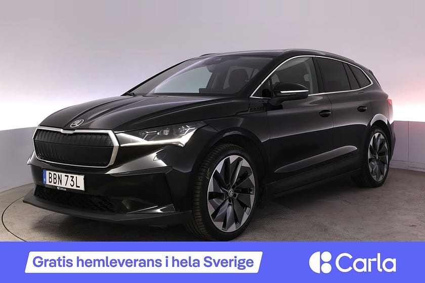 Bild 1 av Škoda Enyaq iV 80 Skoda High Plus Läder Pano 360 HUD Elstol Drag