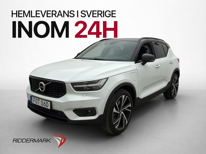 Bild 1 av Volvo XC40 Recharge T4 211hk R-Design Värmare H/K Kamera