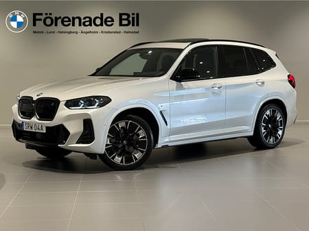 BMW iX3 Charged Plus Drag HUD H/K Panorama Elstol m minne