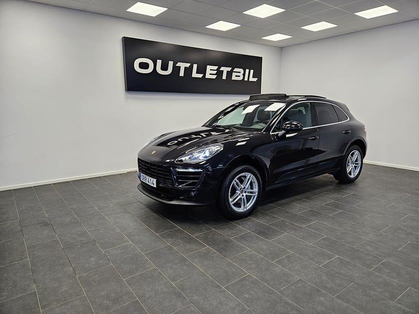 Bild 1 av Porsche Macan S Diesel PDK Panorama Värmare Navi Backkamera Drag