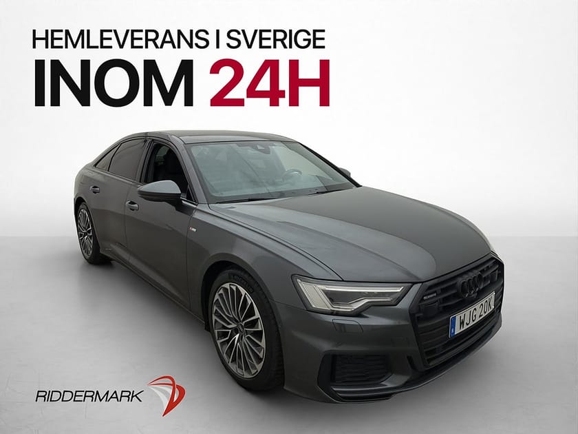 Bild 1 av Audi A6 Sedan 55 TFSI e quattro Q S-Line Taklucka B&O Cockpit 360° MOMS