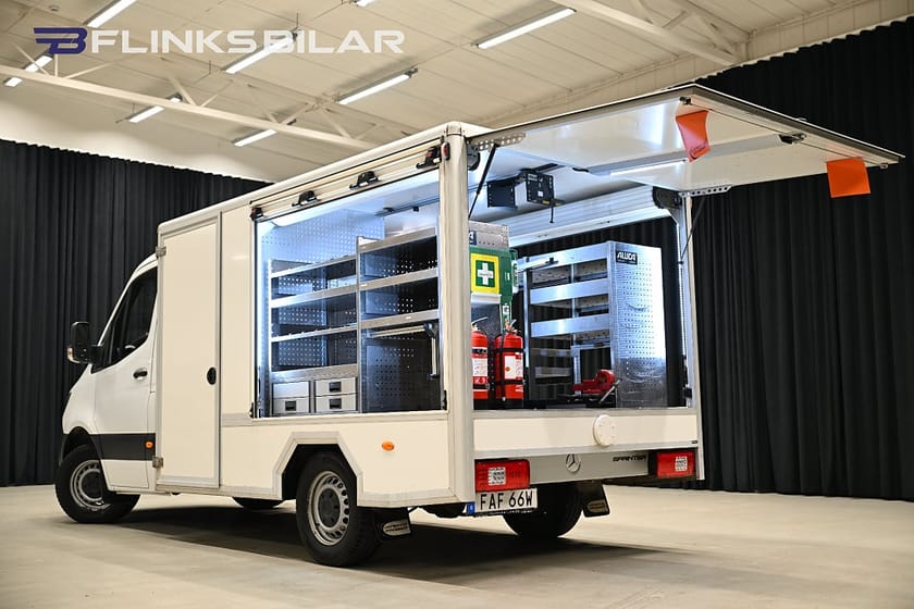 Bild 5 av Mercedes-Benz Sprinter 316 CDI Chassi Servicebil|Påbyggnad|Aluca-Inredd|Solceller|Leasbar