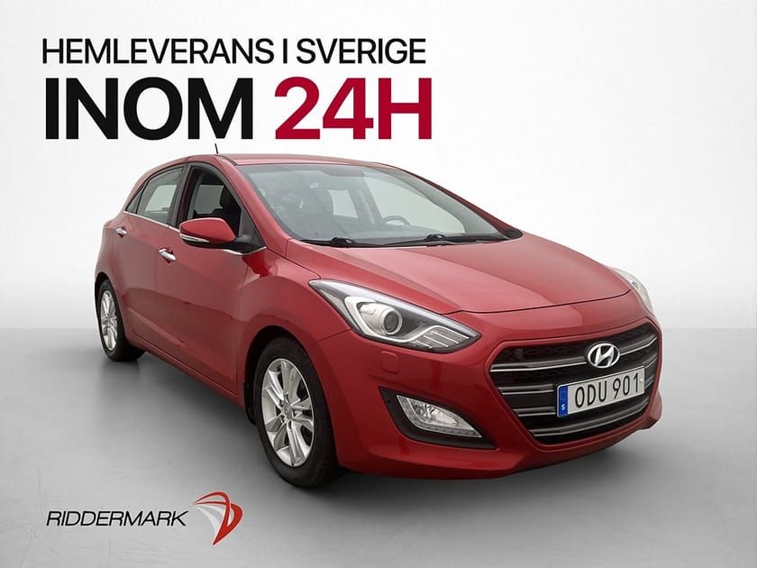 Bild 1 av Hyundai i30 1.6 CRDi 136hk Premium M-Värmare Kamera Navi