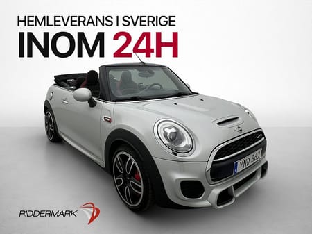 MINI John Cooper Works Cabriolet Convertible 231hk Chili HUD H/K Navi